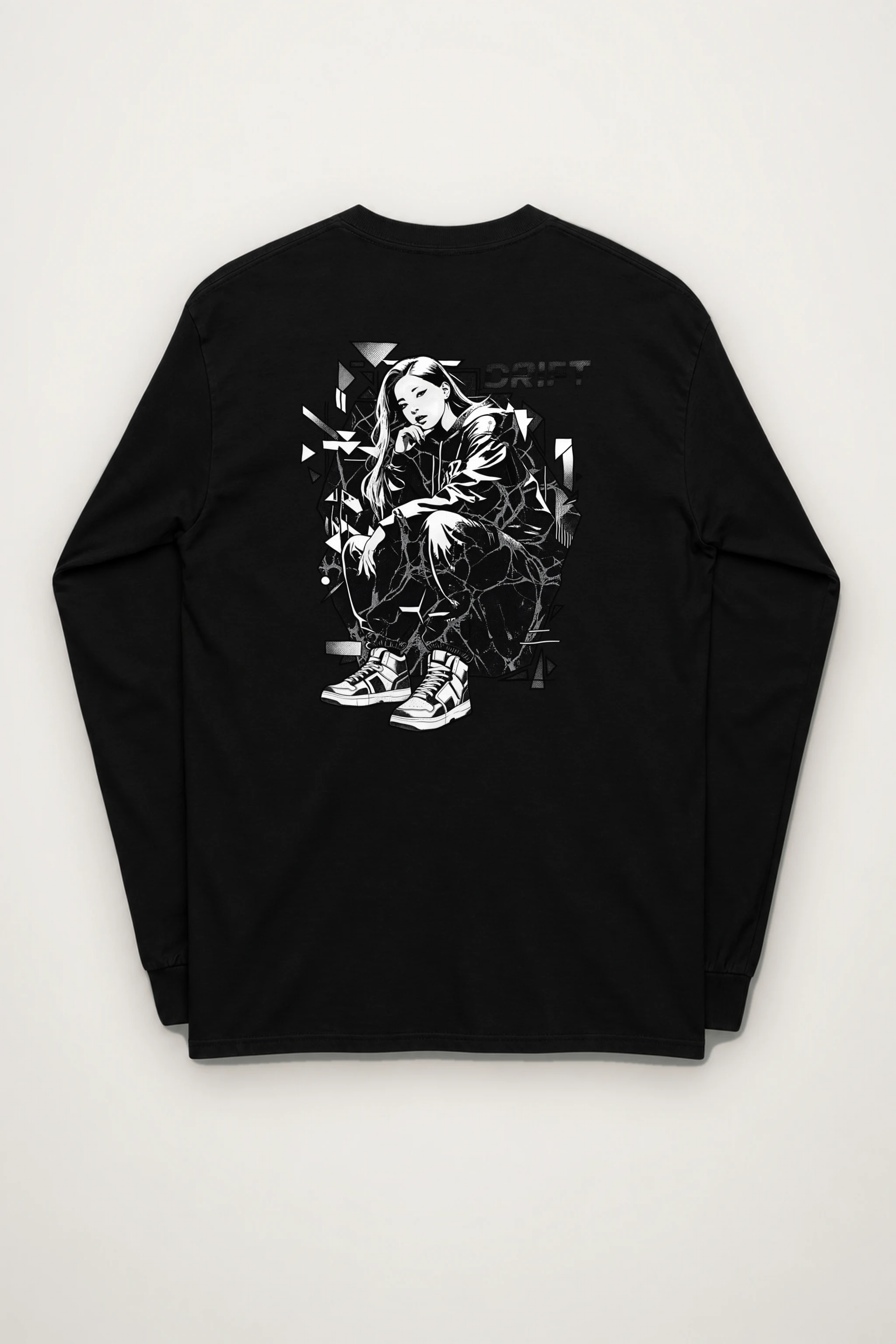 "Drift Crouch" Unisex Longsleeve T-shirt