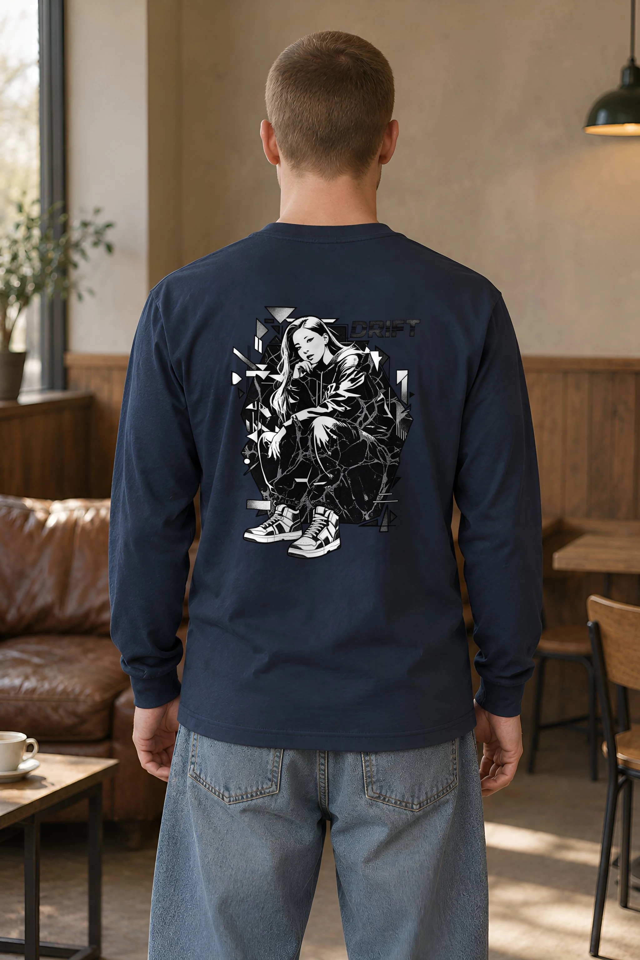 "Drift Crouch" Unisex Longsleeve T-shirt