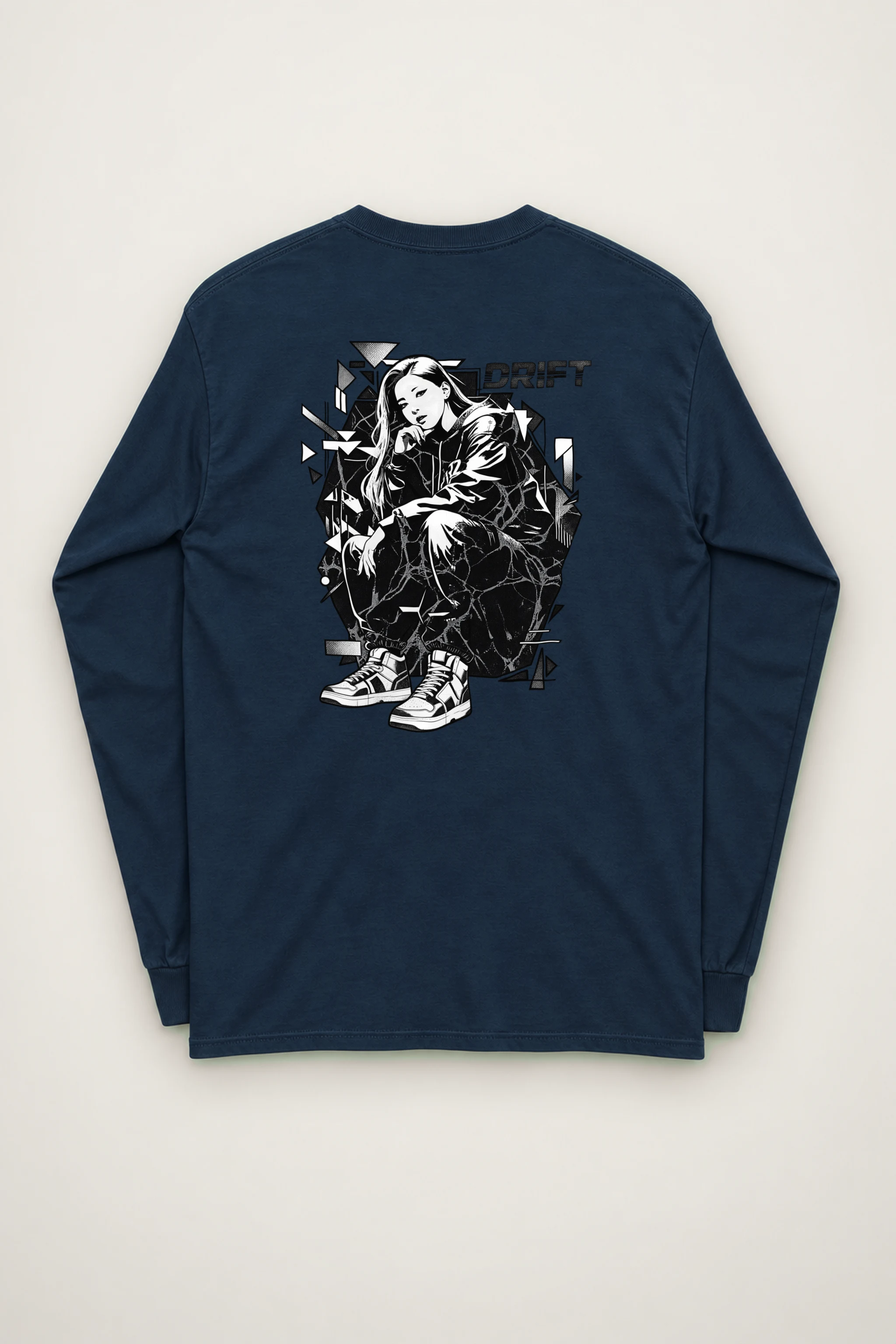 "Drift Crouch" Unisex Longsleeve T-shirt
