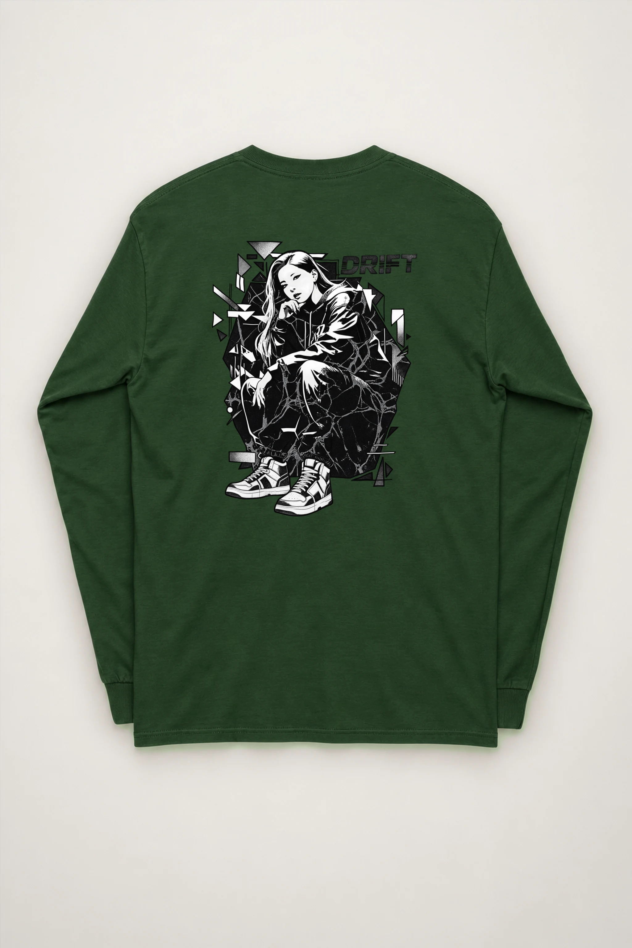 "Drift Crouch" Unisex Longsleeve T-shirt