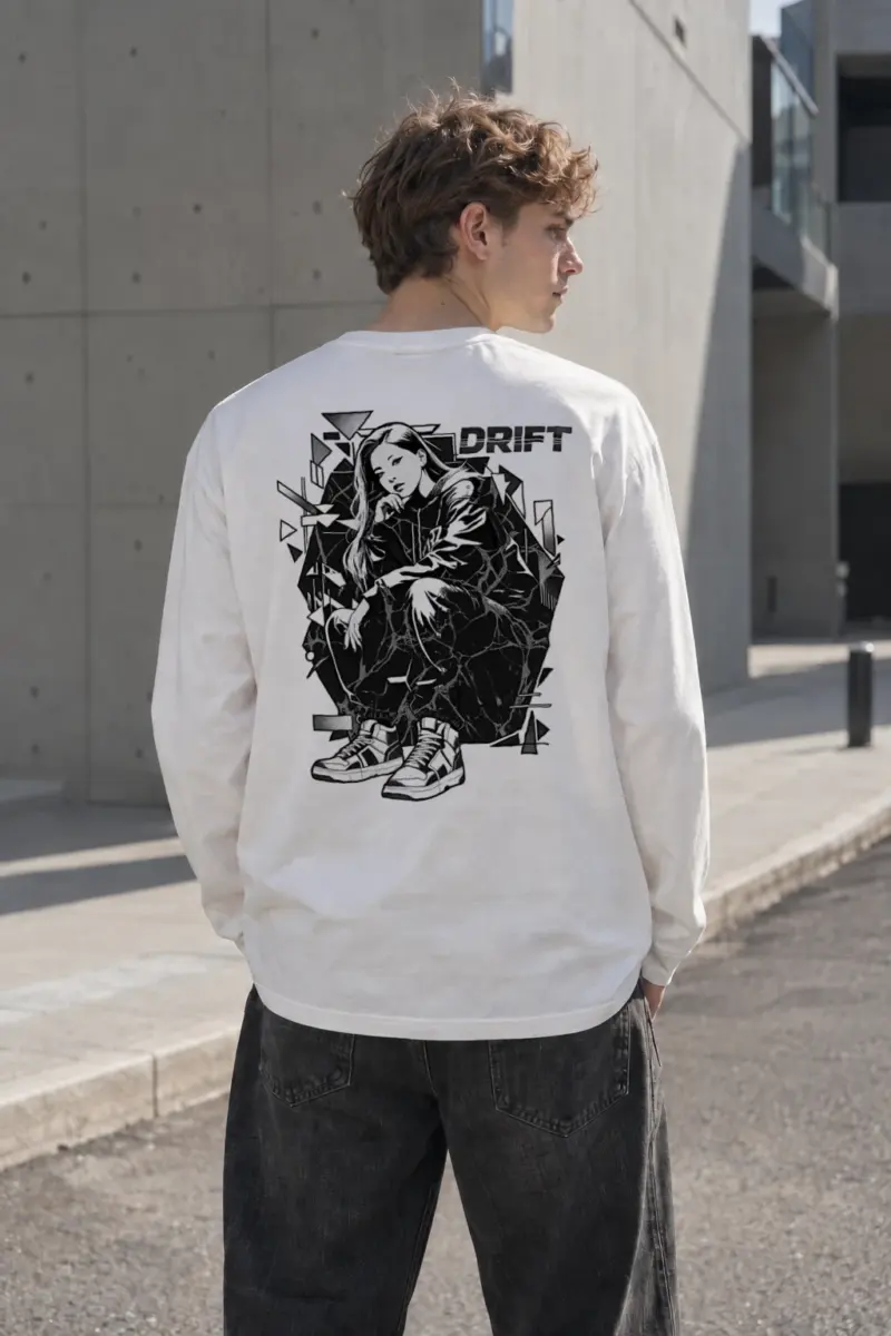 "Drift Figure" Unisex Longsleeve T-shirt | Gildan 2400