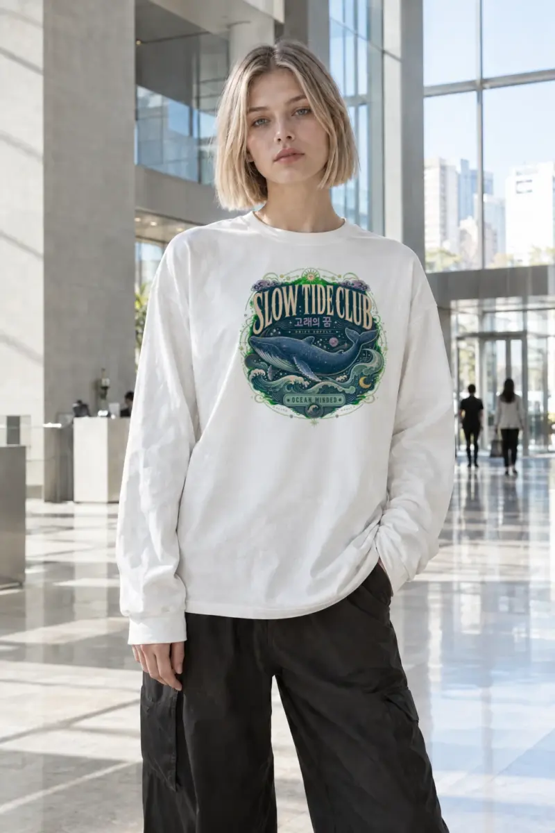 “Drift Softly” Unisex Longsleeve T-shirt | Gildan 2400