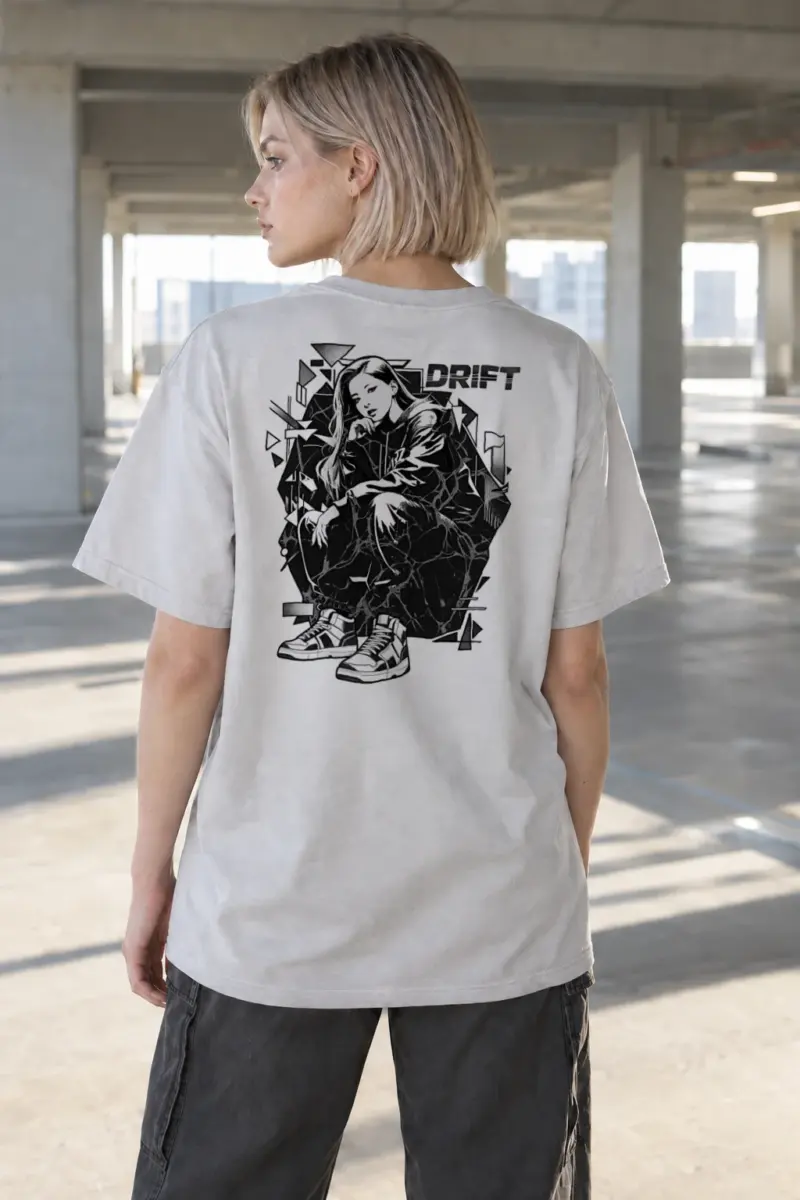"Drift Street Portrait" Heavyweight Unisex Crewneck T-shirt | Gildan 5000
