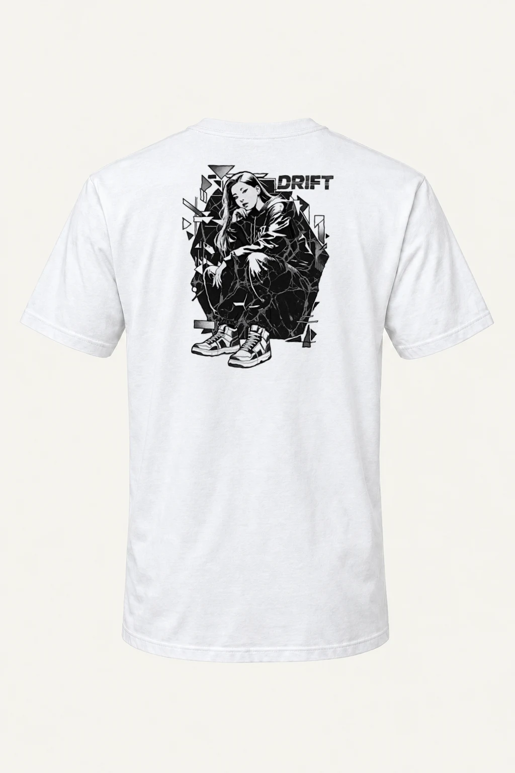 "Drift Street Portrait" Heavyweight Unisex Crewneck T-shirt | Gildan 5000