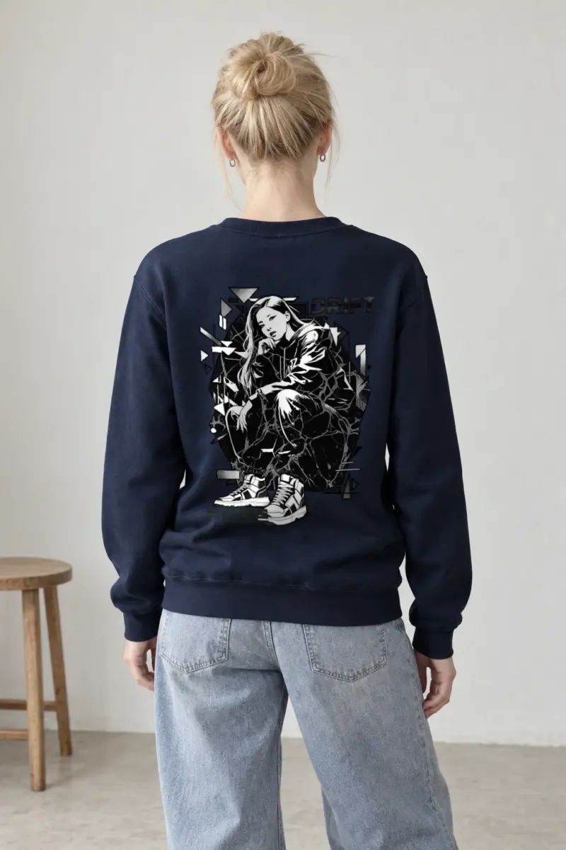 "Drift Street Pose" Heavy Blend Unisex Crewneck Sweatshirt