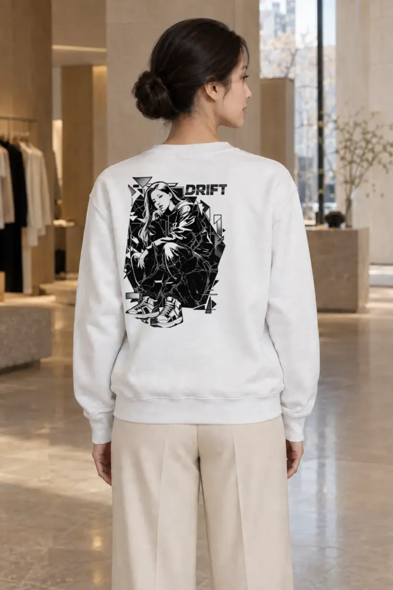 "Drift Street Pose" Heavy Blend Unisex Crewneck Sweatshirt | Gildan 18000