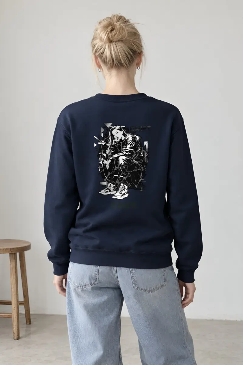 "Drift Street Pose" Heavy Blend Unisex Crewneck Sweatshirt