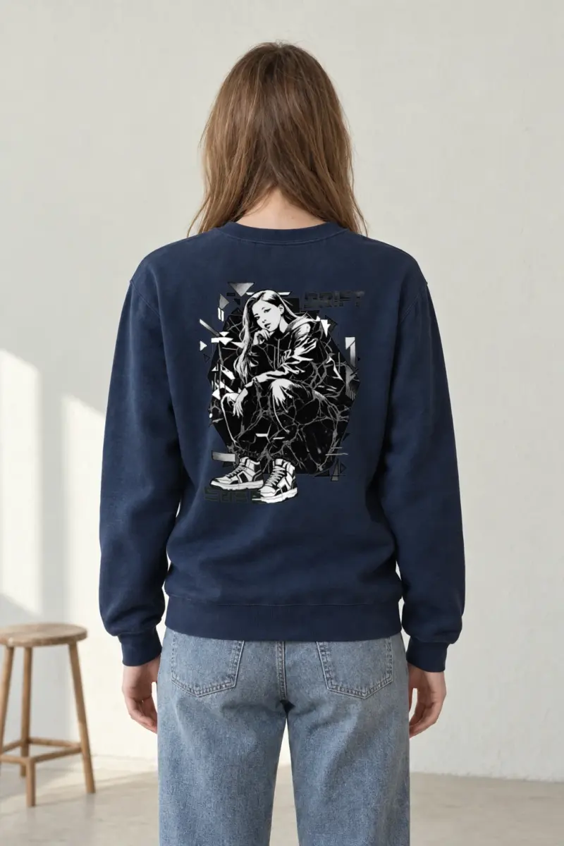 "Drift Street Pose" Heavy Blend Unisex Crewneck Sweatshirt