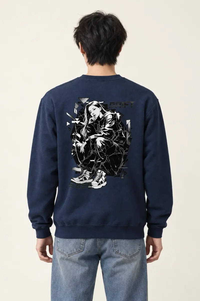 "Drift Street Pose" Heavy Blend Unisex Crewneck Sweatshirt
