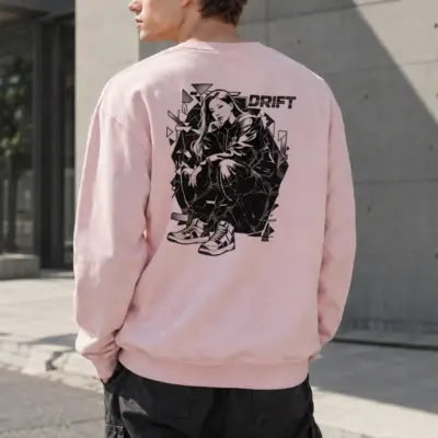 "Drift Street Pose" Heavy Blend Unisex Crewneck Sweatshirt | Gildan 18000