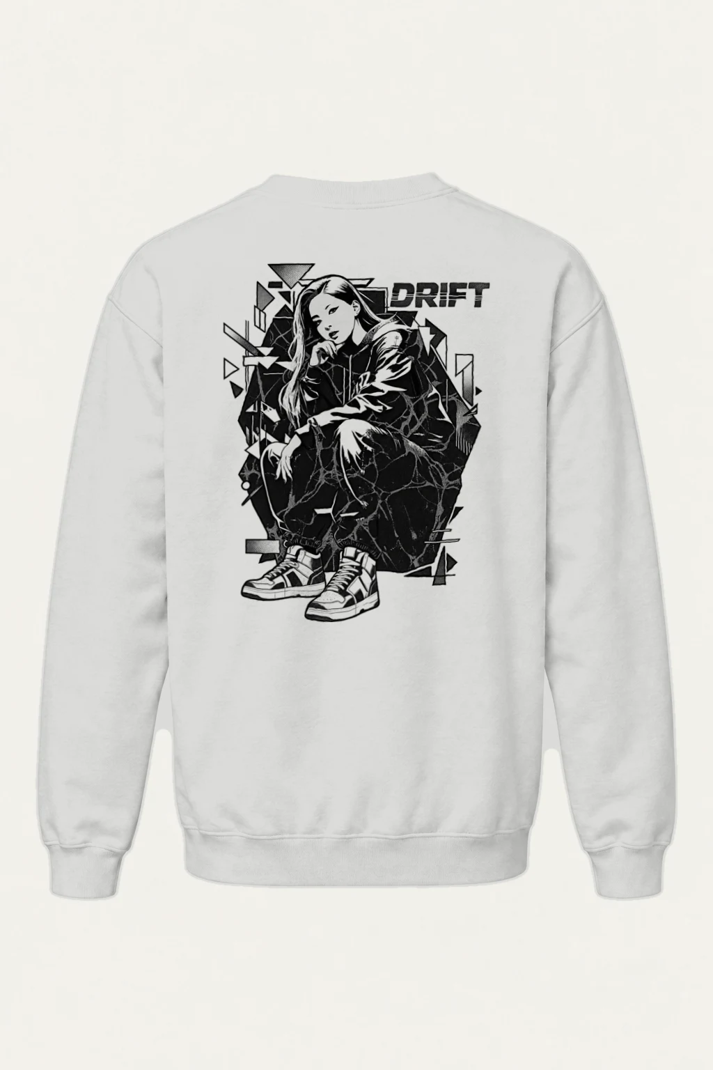 "Drift Street Pose" Heavy Blend Unisex Crewneck Sweatshirt | Gildan 18000