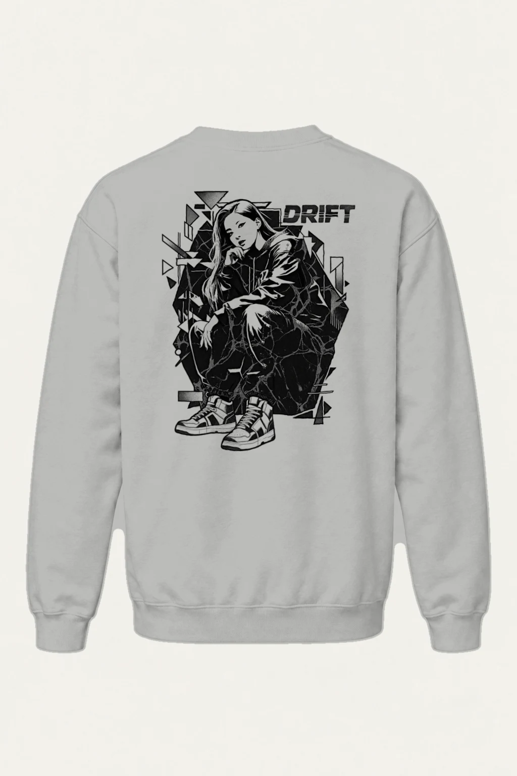 "Drift Street Pose" Heavy Blend Unisex Crewneck Sweatshirt | Gildan 18000