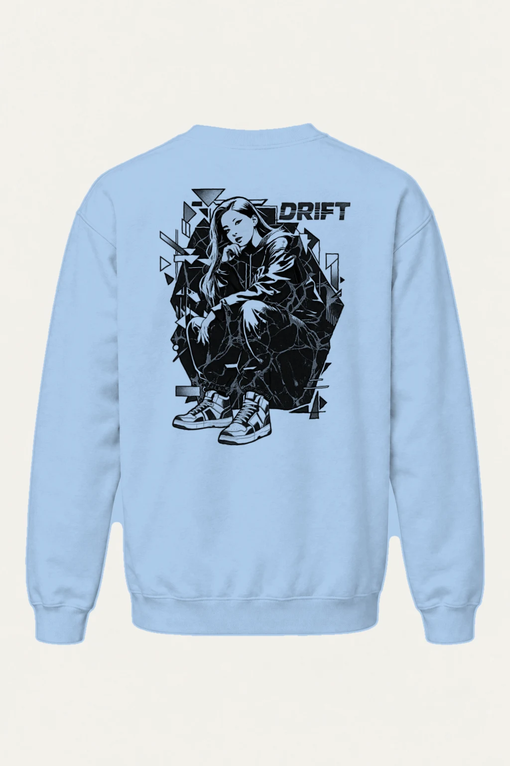 "Drift Street Pose" Heavy Blend Unisex Crewneck Sweatshirt | Gildan 18000