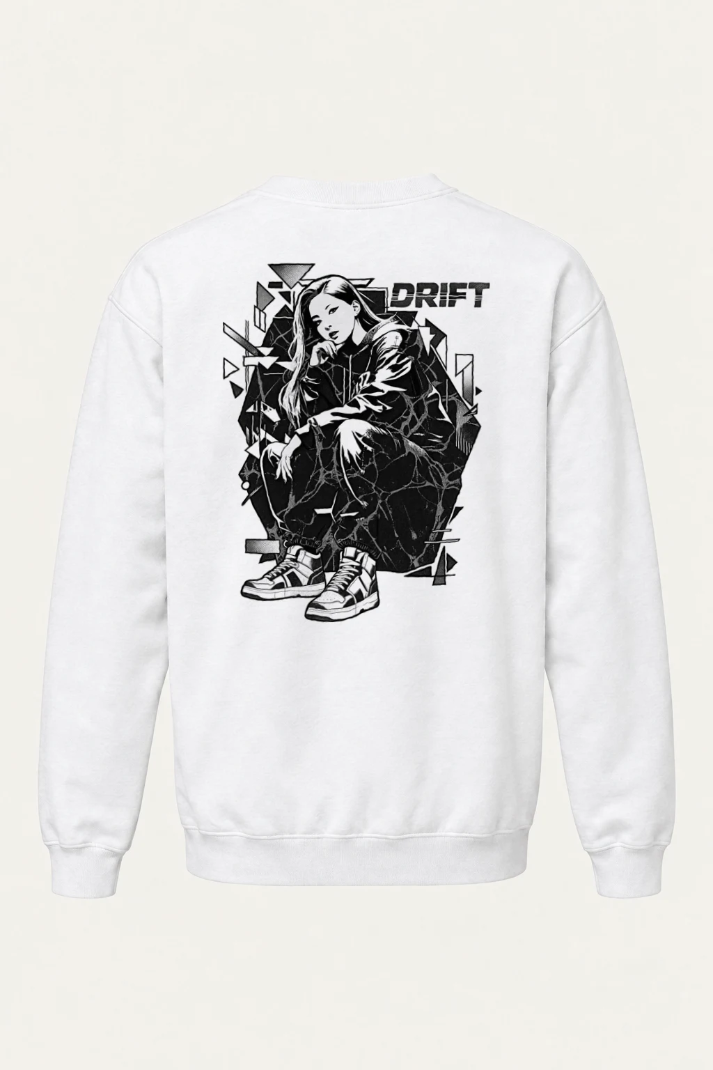 "Drift Street Pose" Heavy Blend Unisex Crewneck Sweatshirt | Gildan 18000