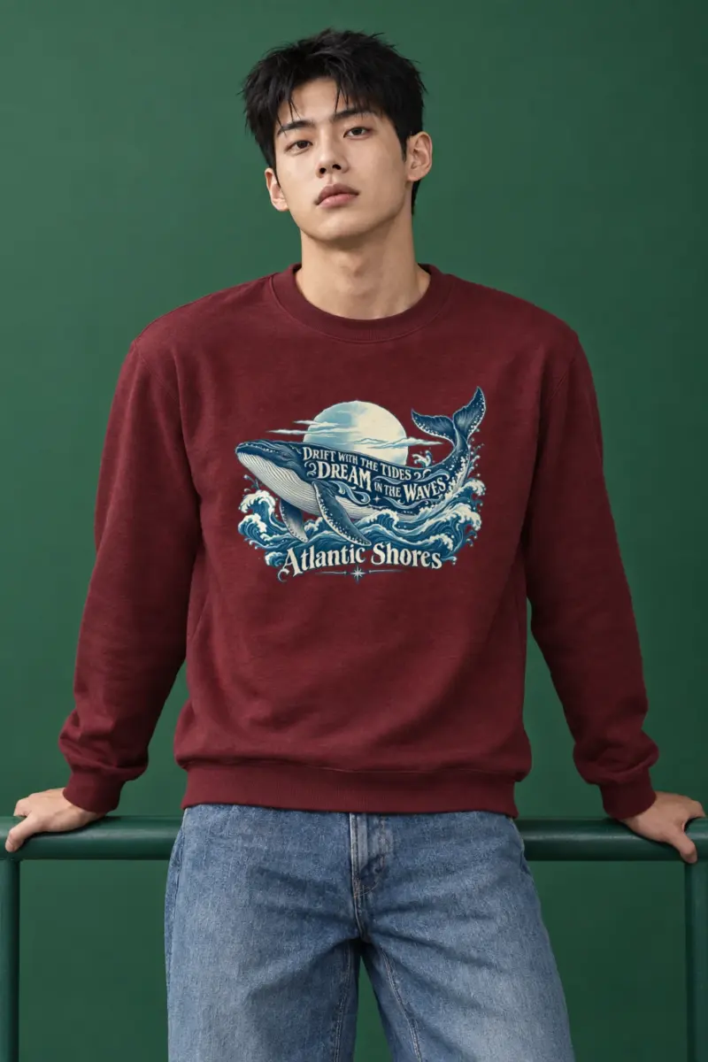 "Drift With The Tides" Heavy Blend Unisex Crewneck Sweatshirt