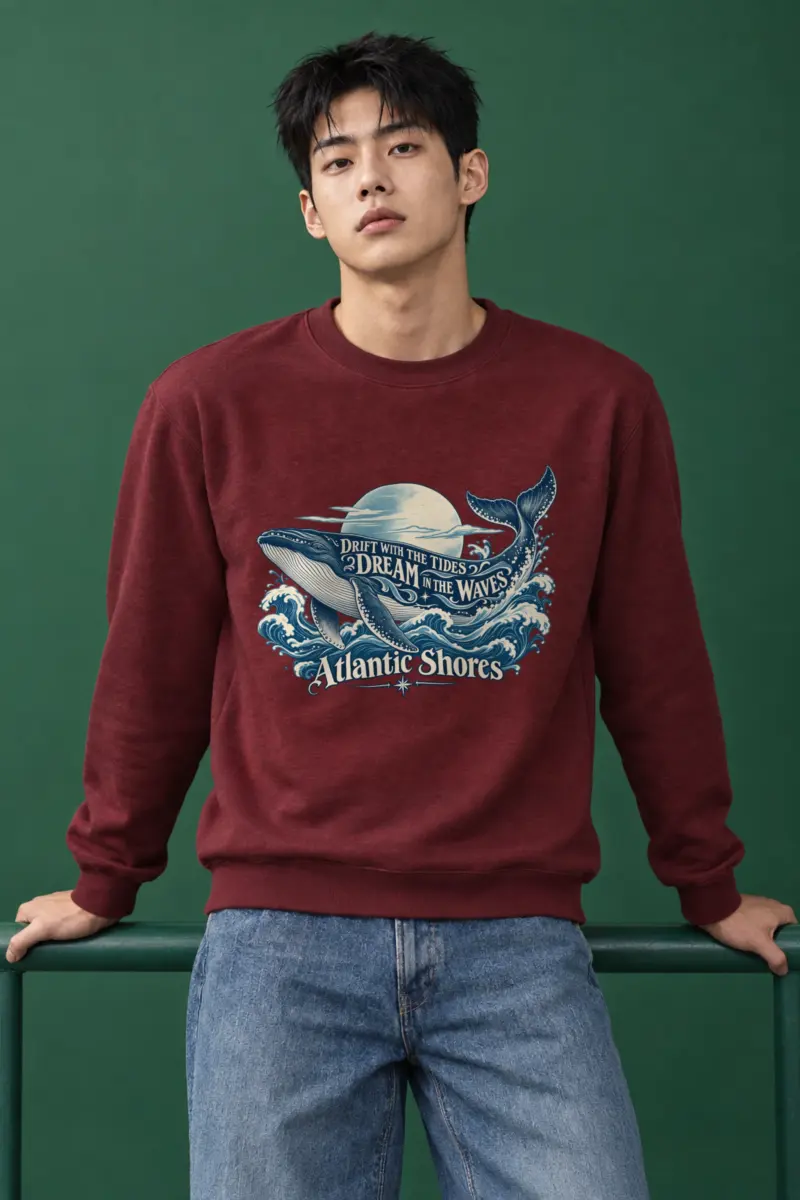 "Drift With The Tides" Heavy Blend Unisex Crewneck Sweatshirt