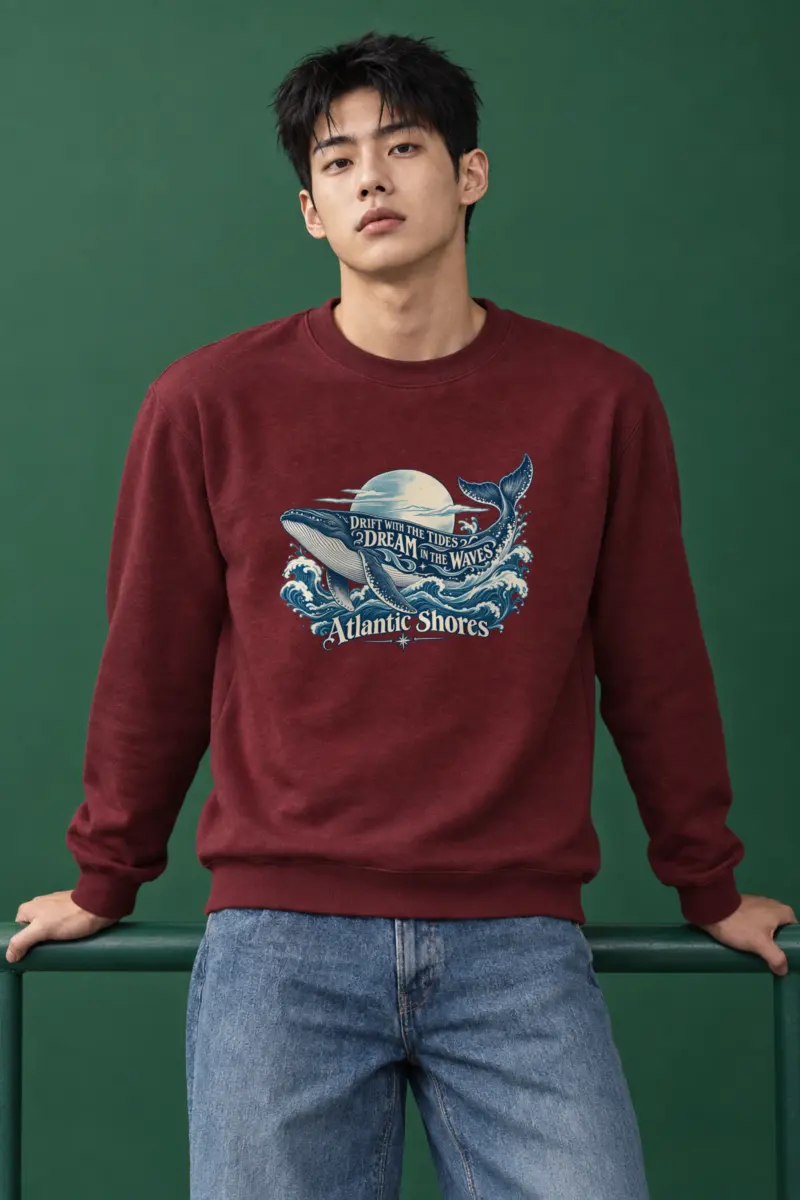 "Drift With The Tides" Heavy Blend Unisex Crewneck Sweatshirt