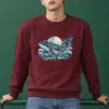 "Drift With The Tides" Heavy Blend Unisex Crewneck Sweatshirt