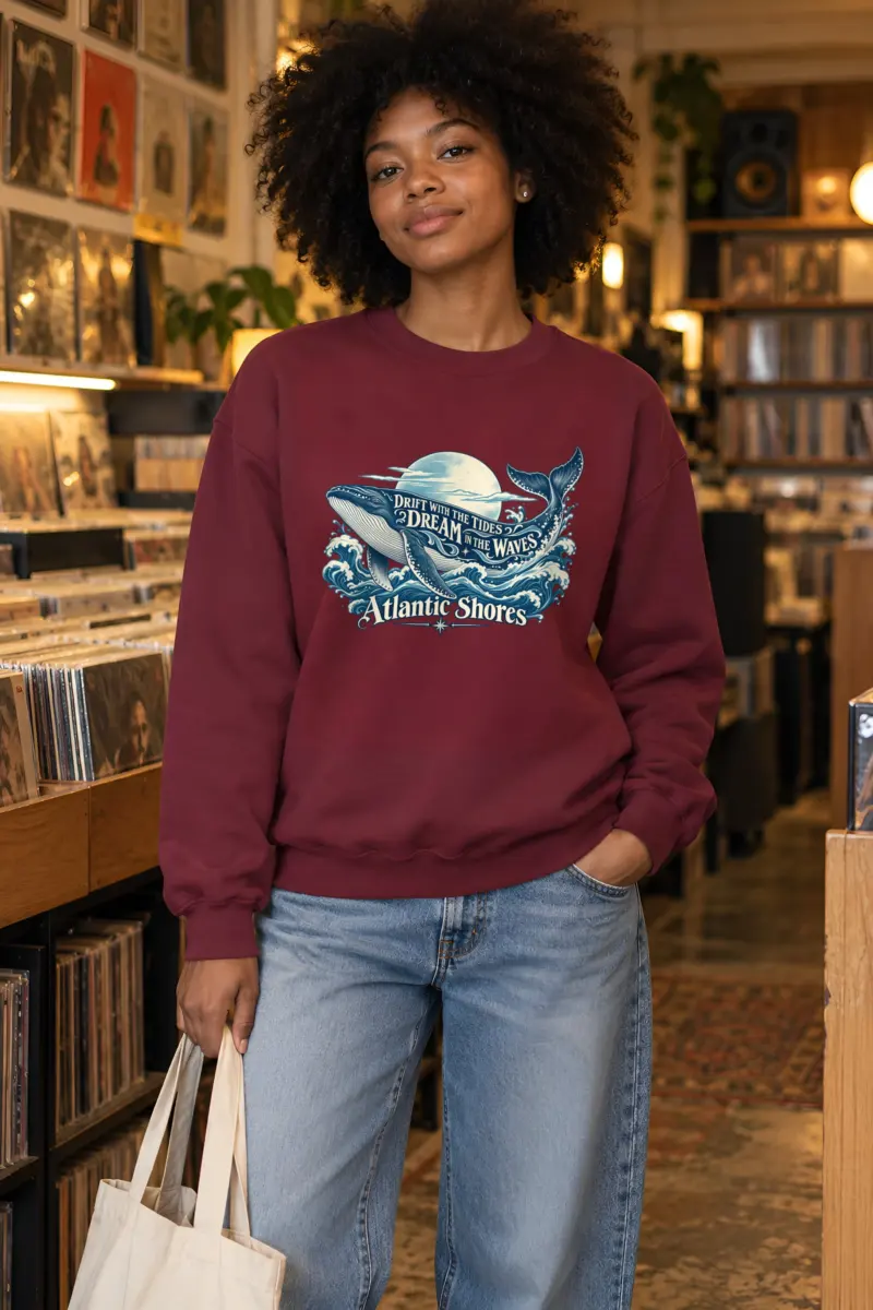 "Drift With The Tides" Heavy Blend Unisex Crewneck Sweatshirt