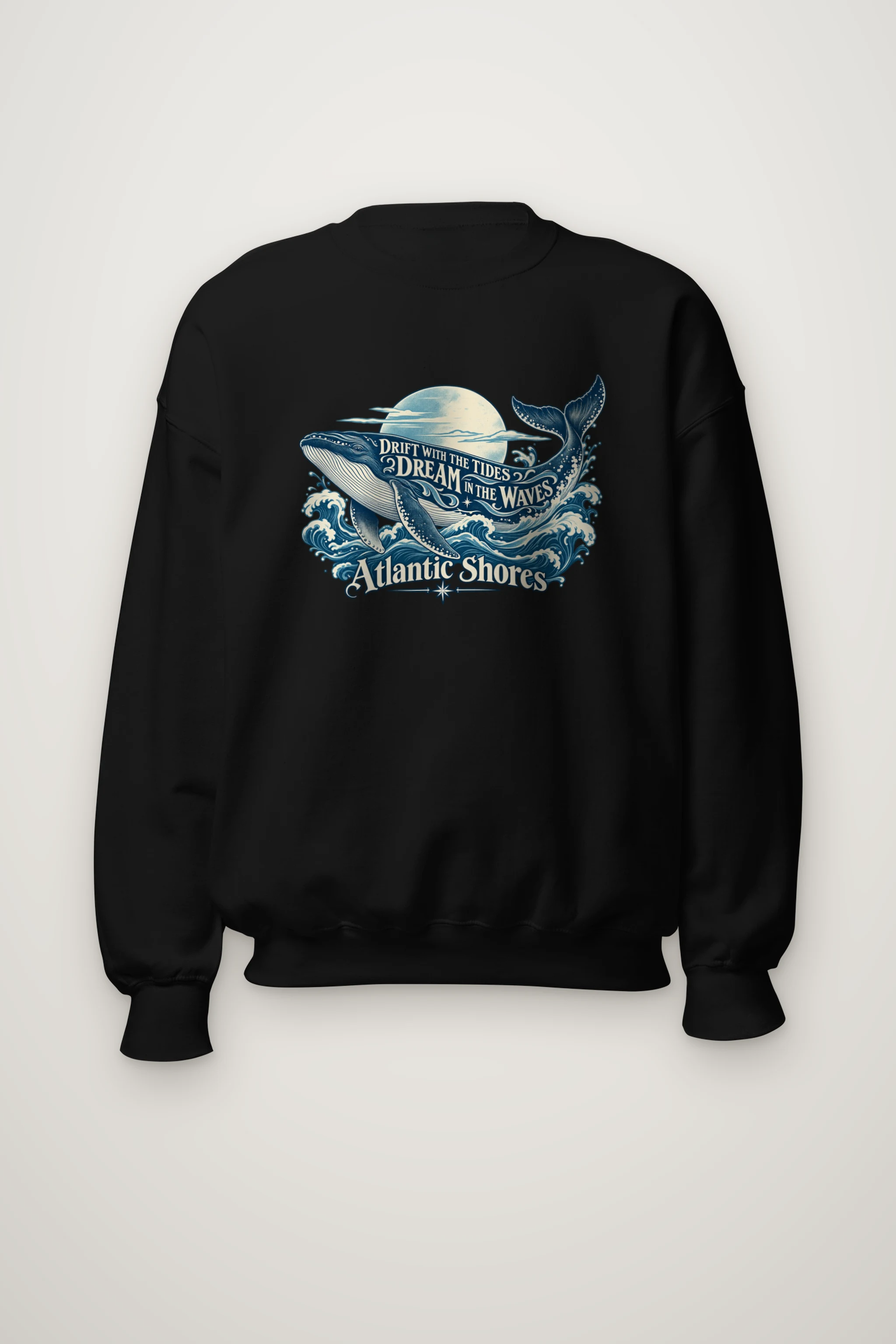 "Drift With The Tides" Heavy Blend Unisex Crewneck Sweatshirt