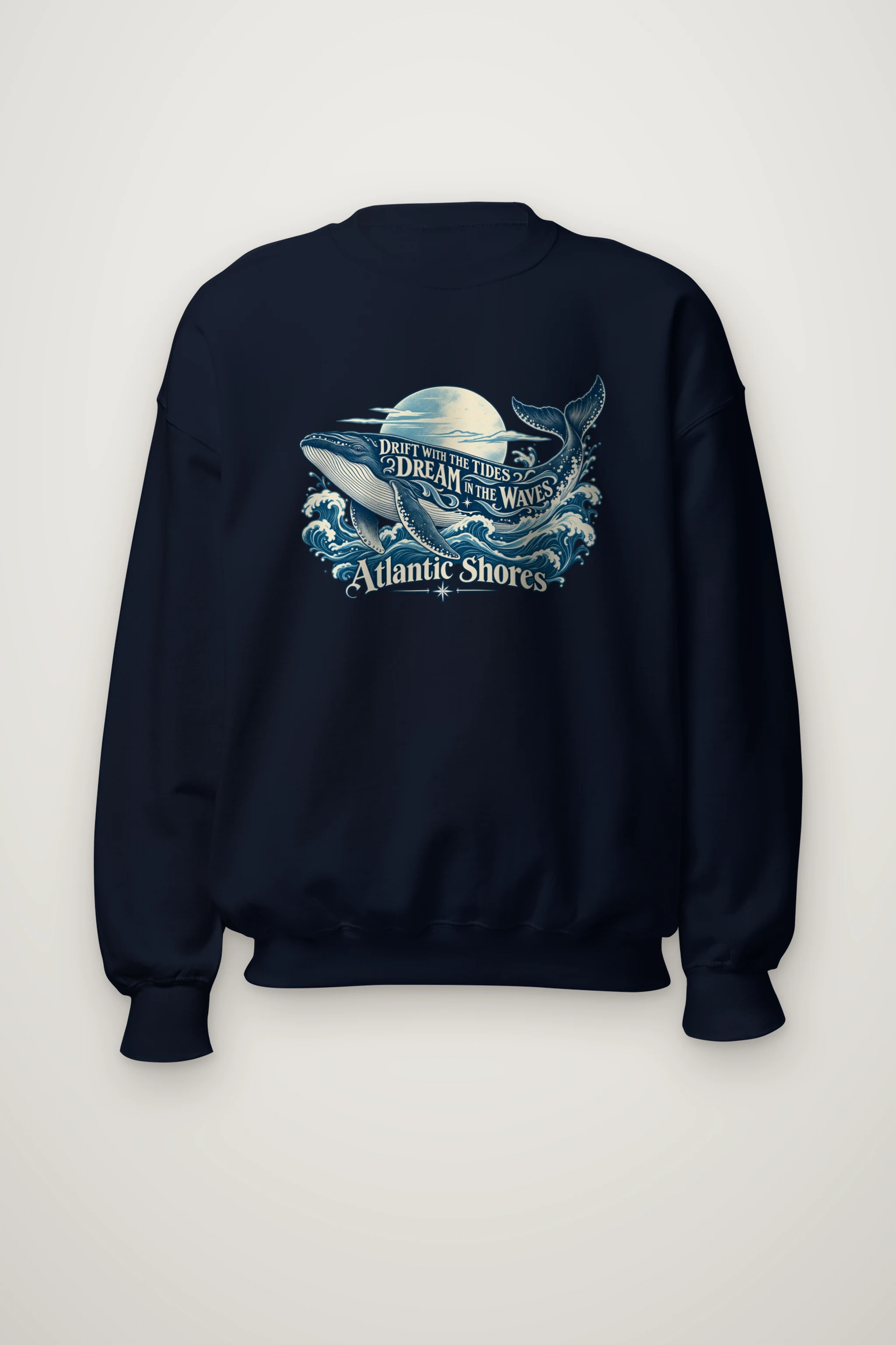 "Drift With The Tides" Heavy Blend Unisex Crewneck Sweatshirt