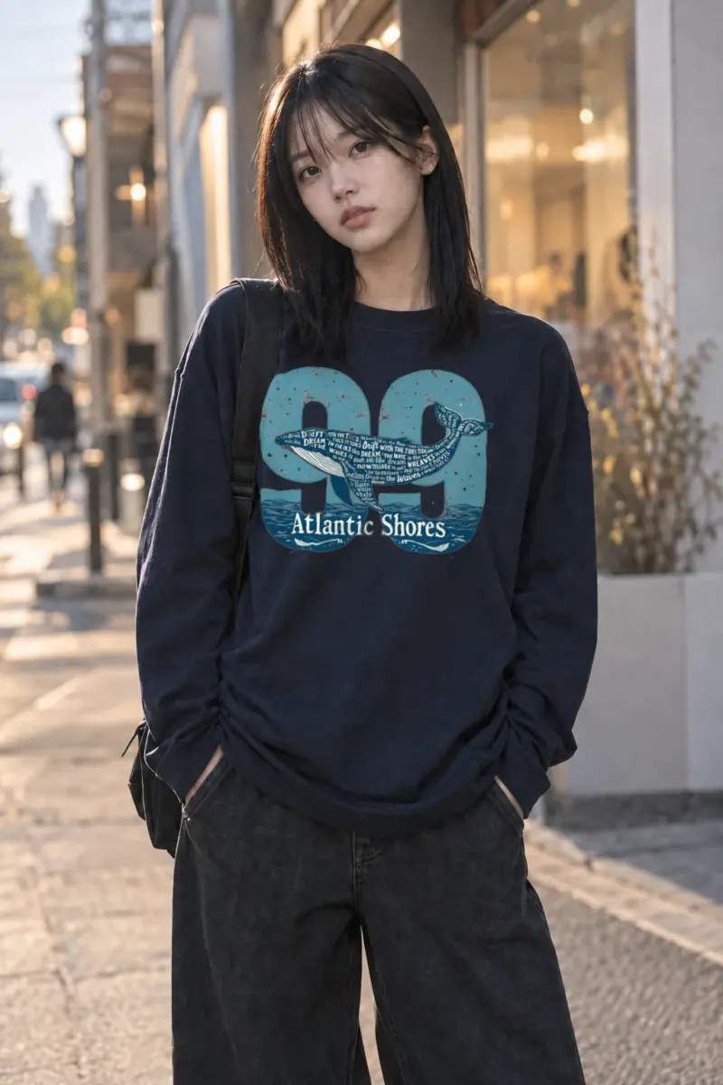 "Drift With The Tides" Unisex Longsleeve T-shirt | Gildan 2400