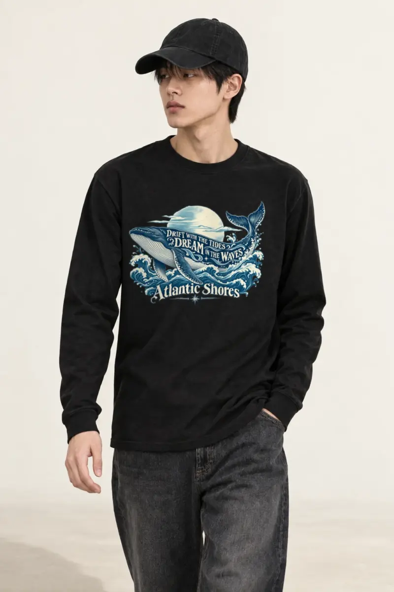 "Drift With The Tides" Unisex Longsleeve T-shirt | Gildan 2400