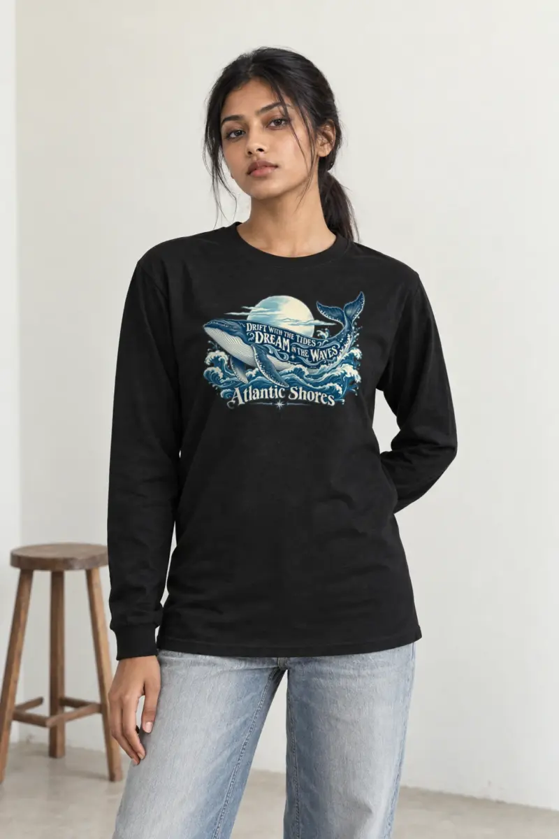"Drift With The Tides" Unisex Longsleeve T-shirt | Gildan 2400