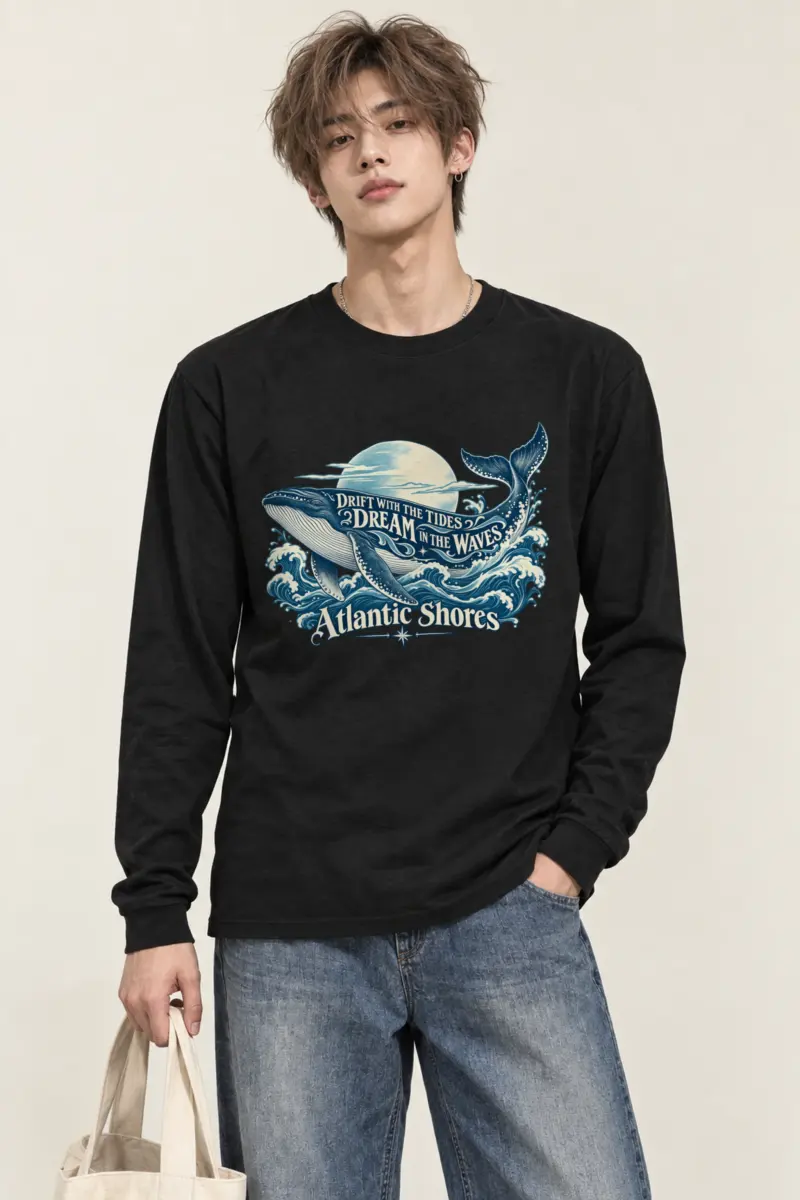 "Drift With The Tides" Unisex Longsleeve T-shirt