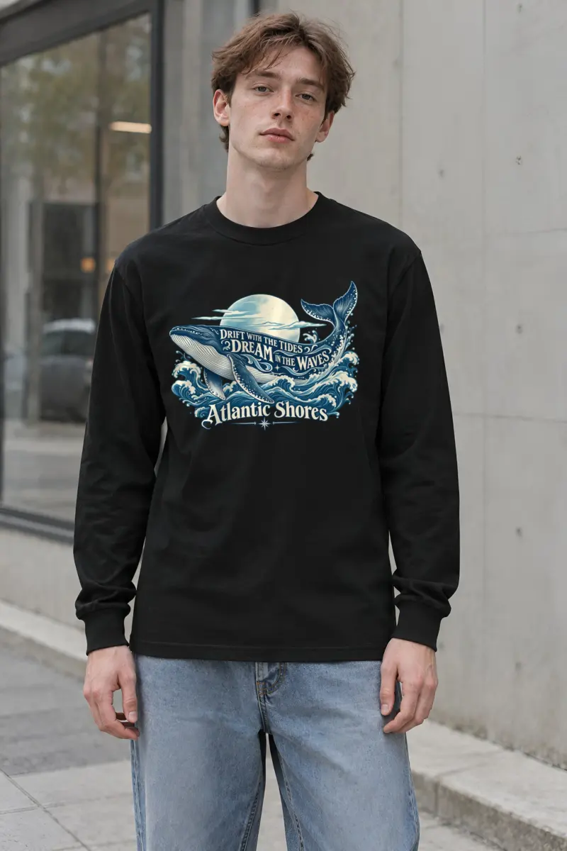 "Drift With The Tides" Unisex Longsleeve T-shirt
