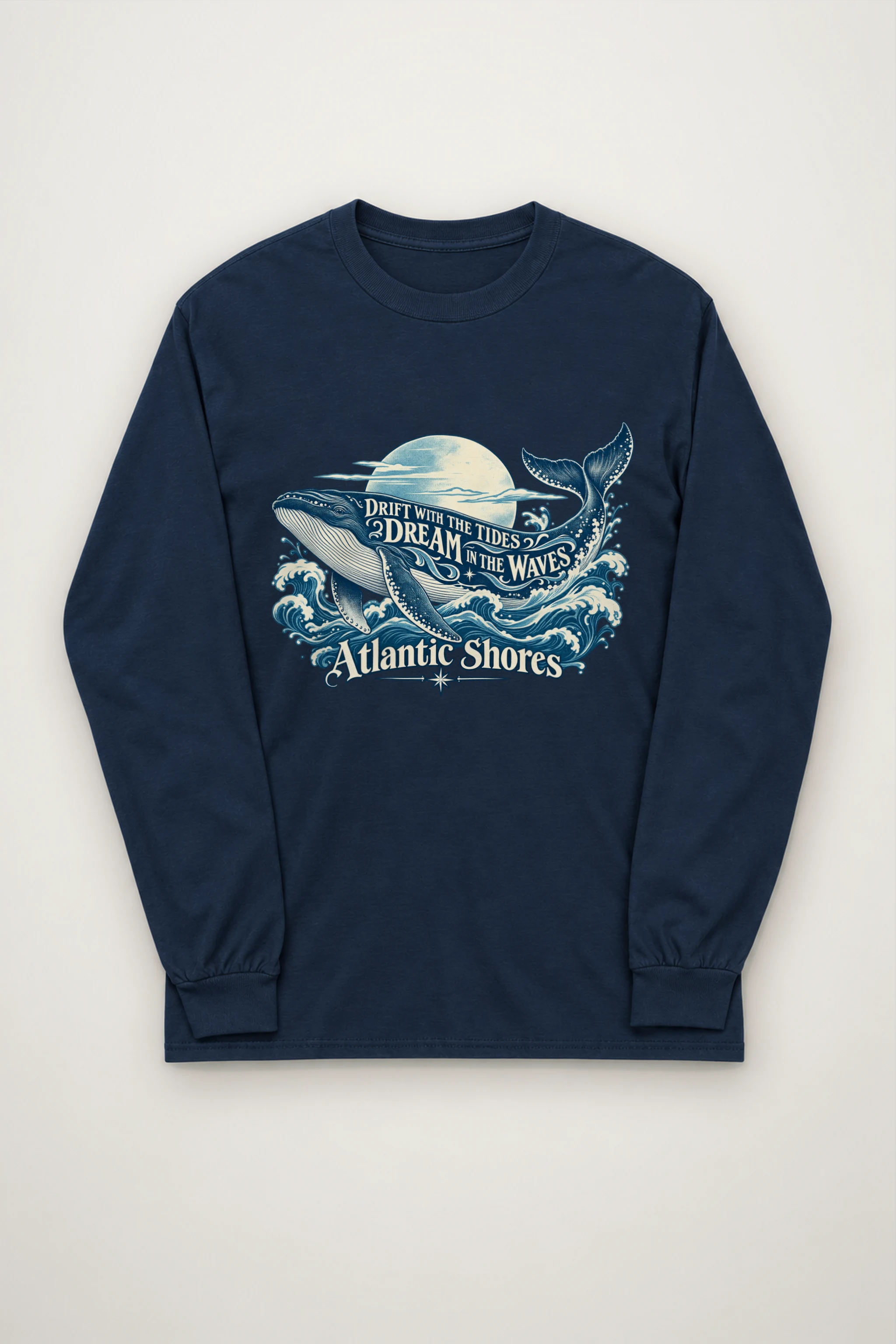 "Drift With The Tides" Unisex Longsleeve T-shirt