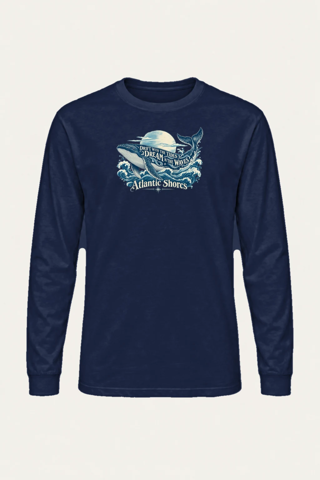 "Drift With The Tides" Unisex Longsleeve T-shirt | Gildan 2400