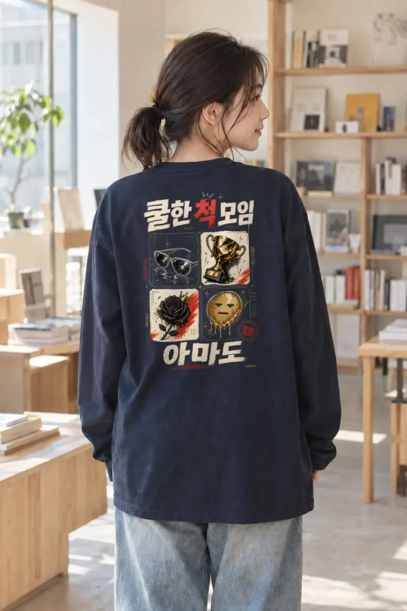 “Dripping Moon” Unisex Longsleeve T-shirt | Gildan 2400