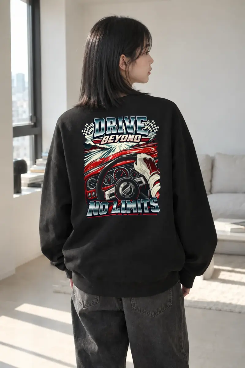 "Drive Beyond" Heavy Blend Unisex Crewneck Sweatshirt | Gildan 18000