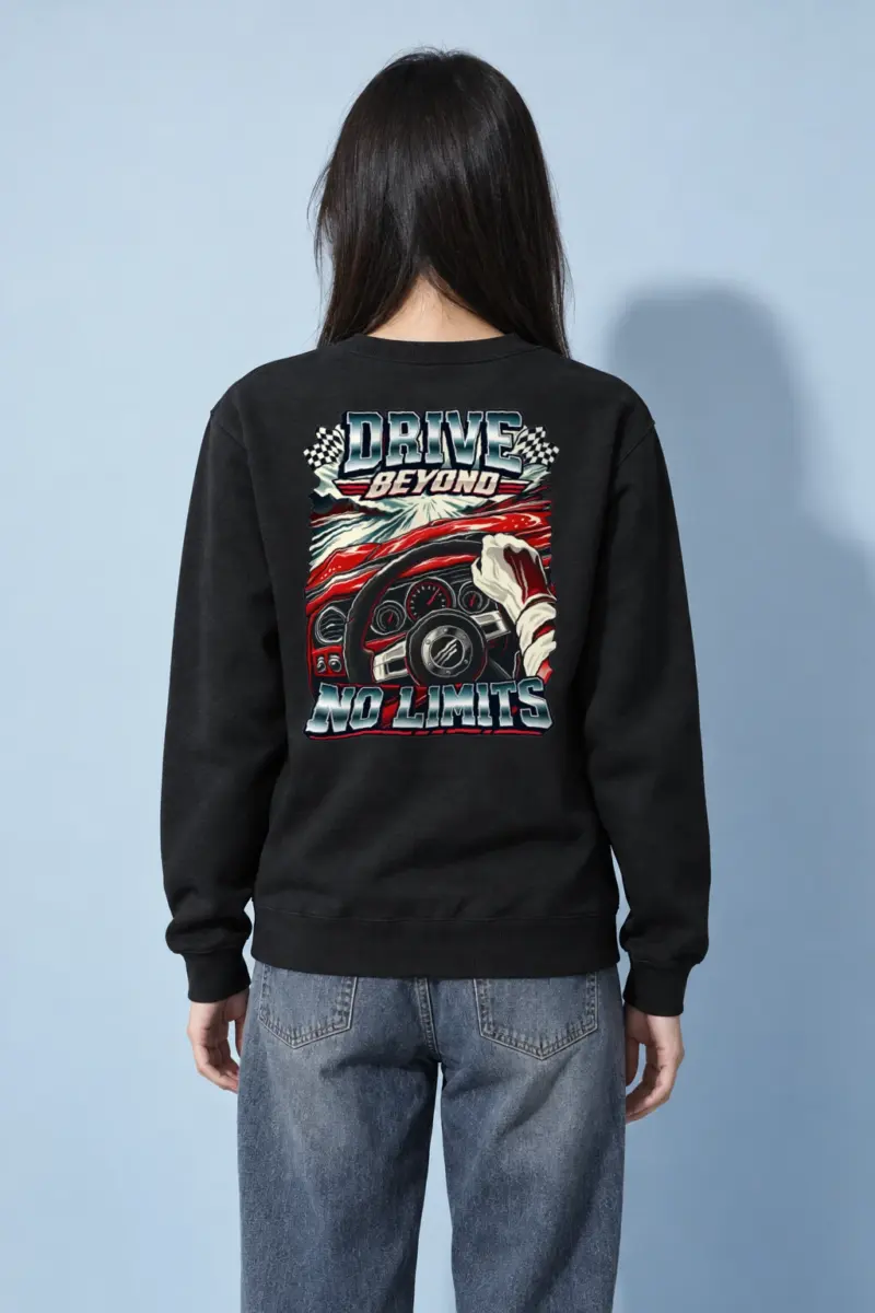 "Drive Beyond" Heavy Blend Unisex Crewneck Sweatshirt | Gildan 18000