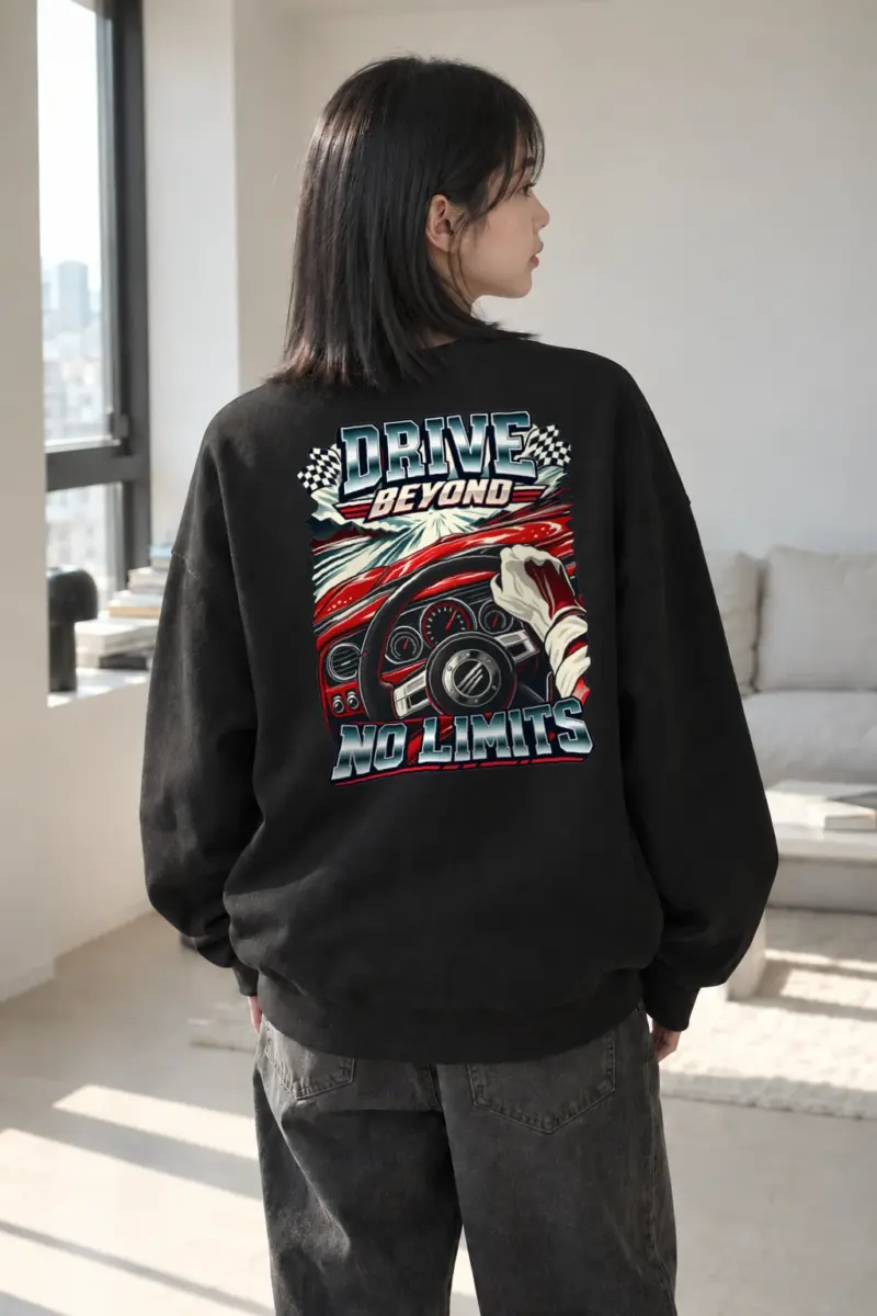 "Drive Beyond" Heavy Blend Unisex Crewneck Sweatshirt | Gildan 18000