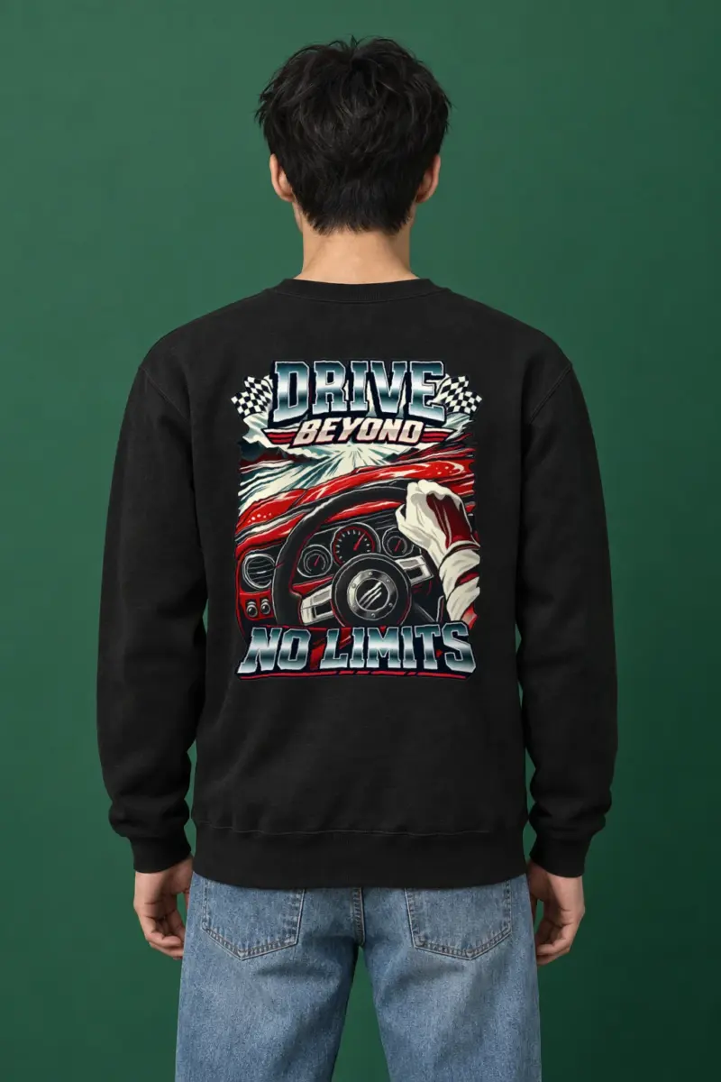 "Drive Beyond" Heavy Blend Unisex Crewneck Sweatshirt | Gildan 18000