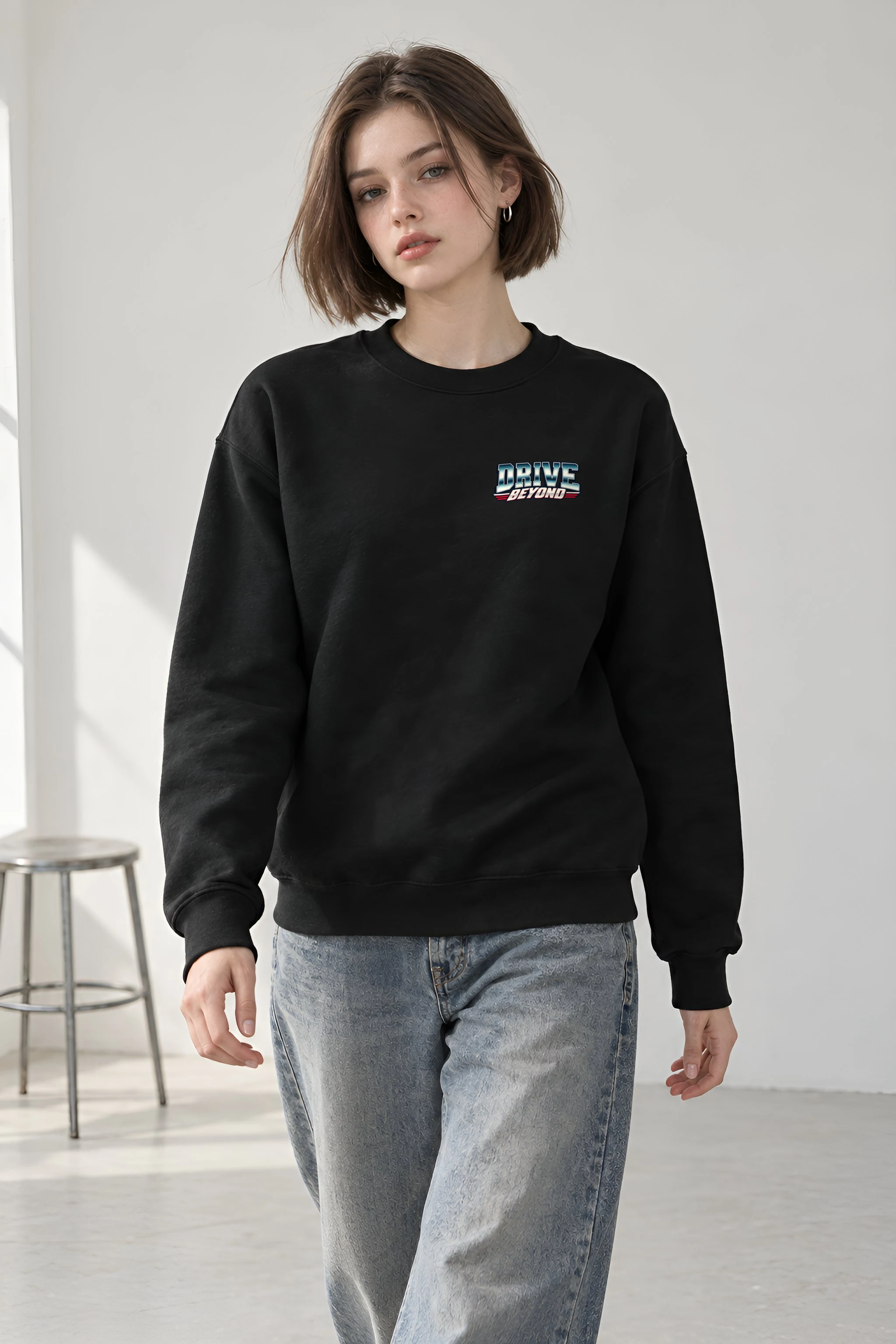 "Drive Beyond" Heavy Blend Unisex Crewneck Sweatshirt