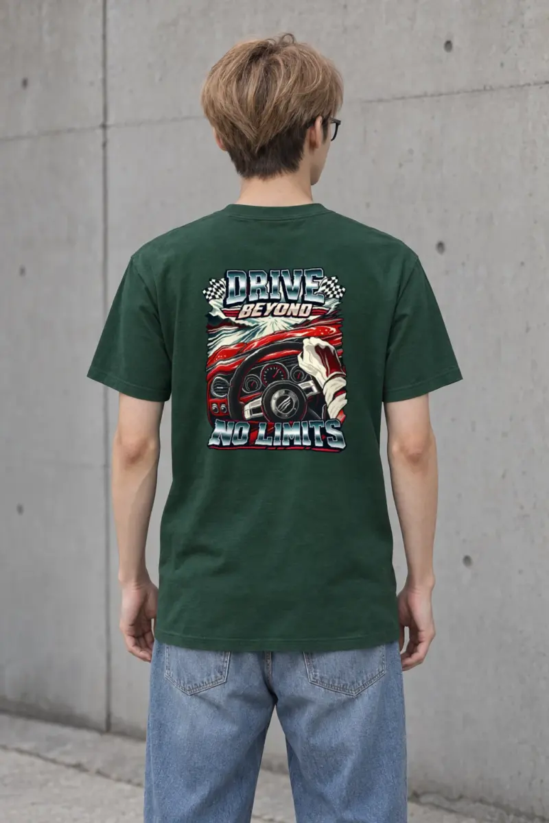 "Drive Beyond No Limits" Heavyweight Unisex Crewneck T-shirt