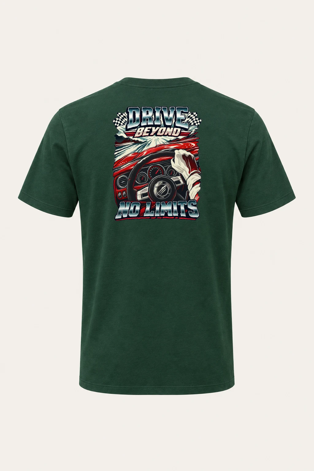 "Drive Beyond No Limits" Heavyweight Unisex Crewneck T-shirt | Gildan 5000