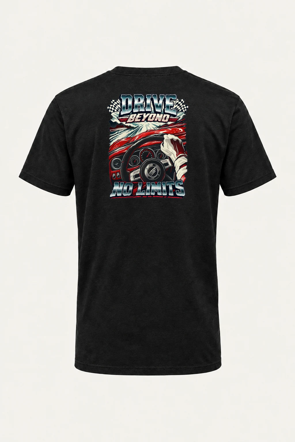 "Drive Beyond No Limits" Heavyweight Unisex Crewneck T-shirt | Gildan 5000