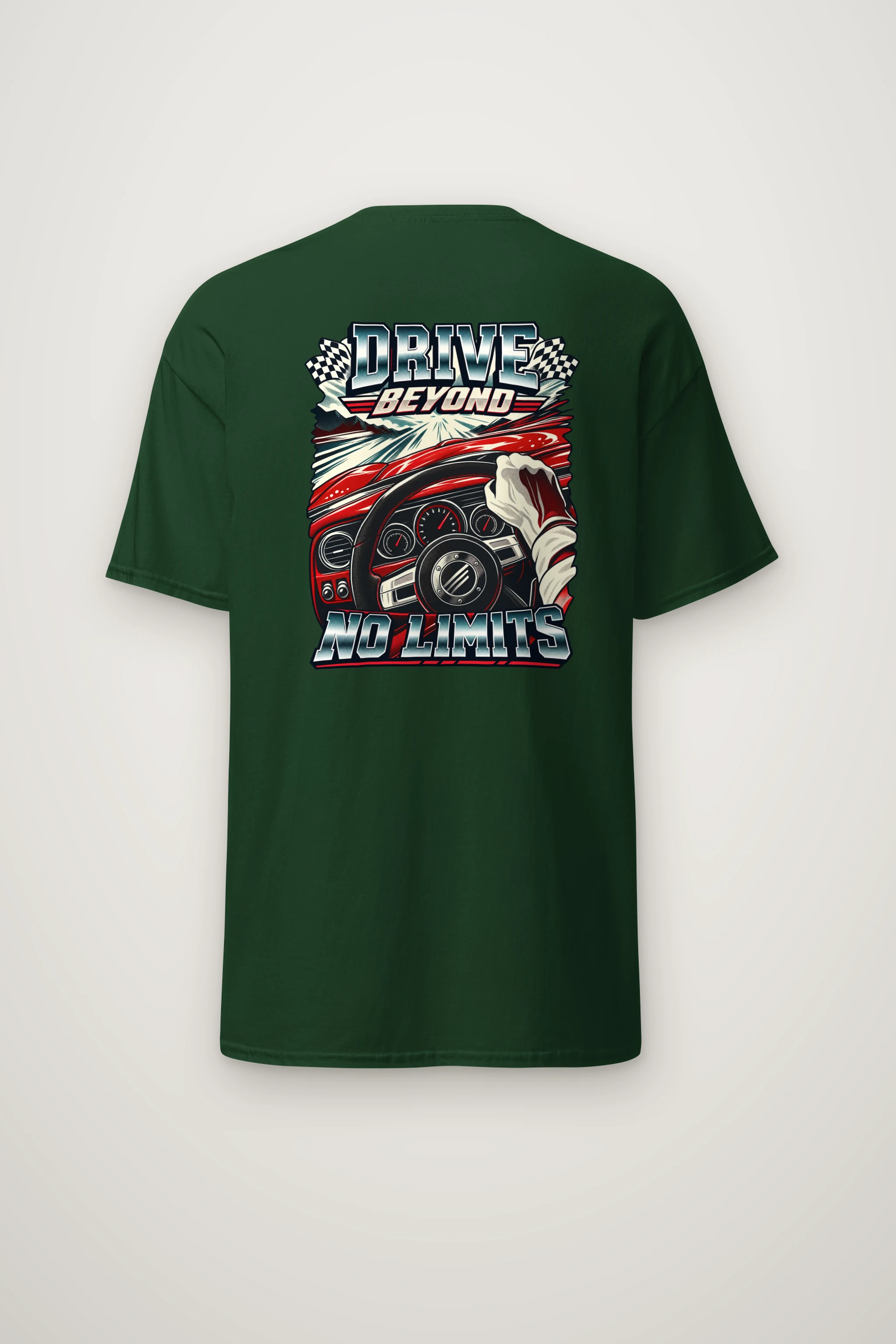 "Drive Beyond No Limits" Heavyweight Unisex Crewneck T-shirt
