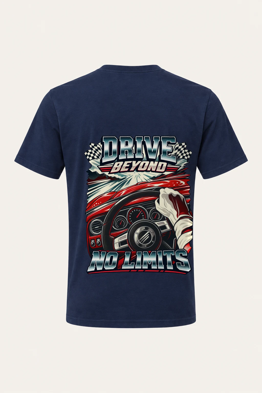 "Drive Beyond No Limits" Heavyweight Unisex Crewneck T-shirt | Gildan 5000