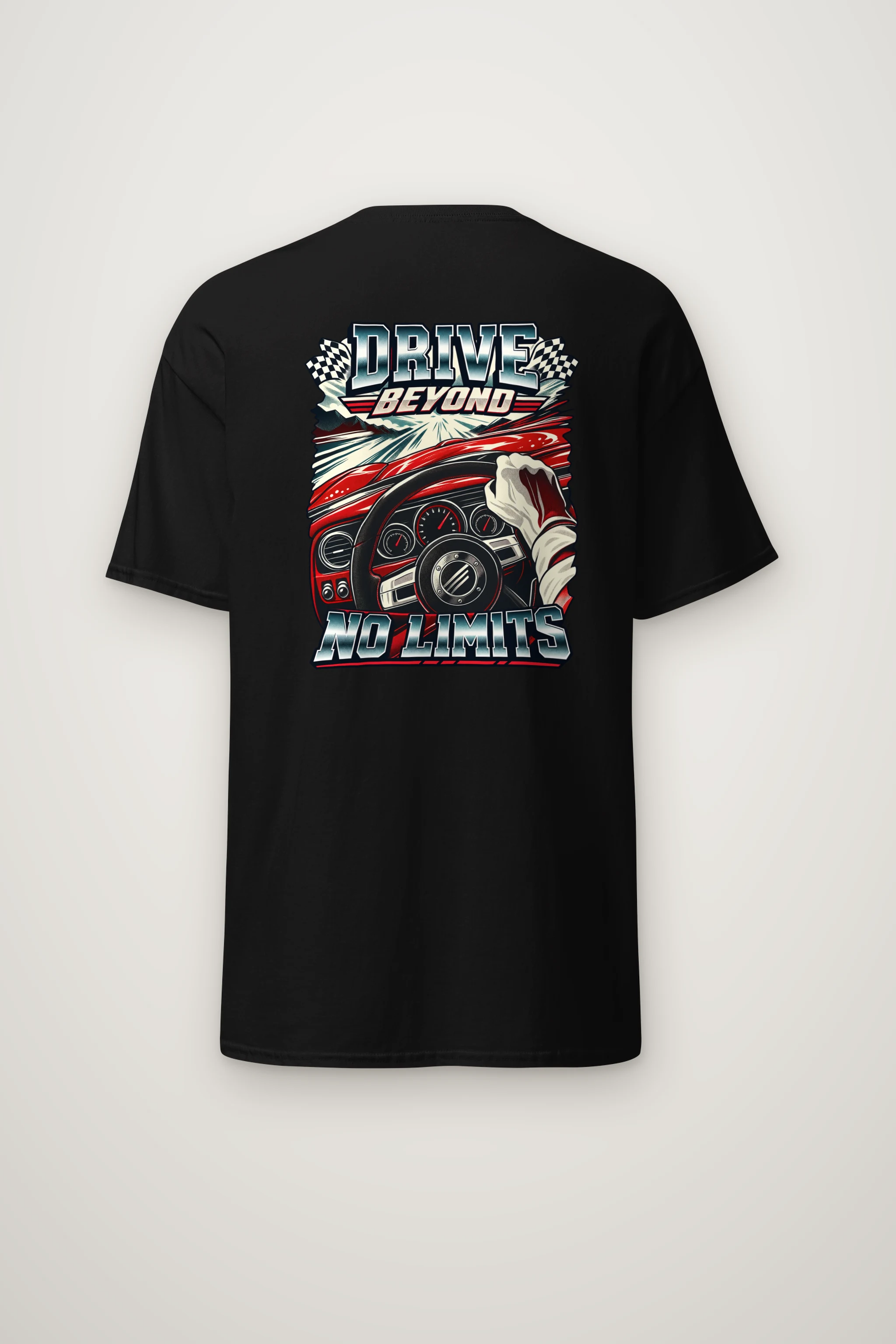 "Drive Beyond No Limits" Heavyweight Unisex Crewneck T-shirt