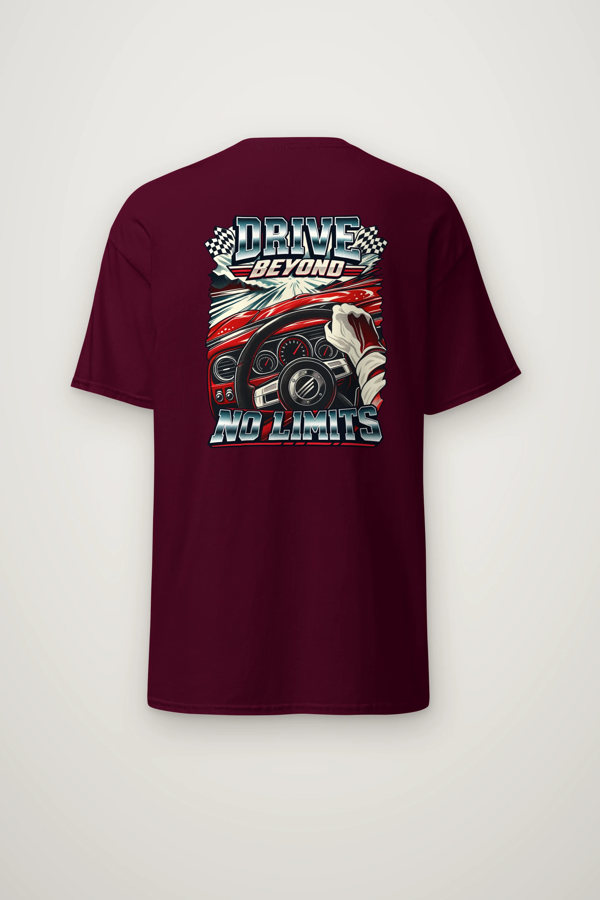 "Drive Beyond No Limits" Heavyweight Unisex Crewneck T-shirt