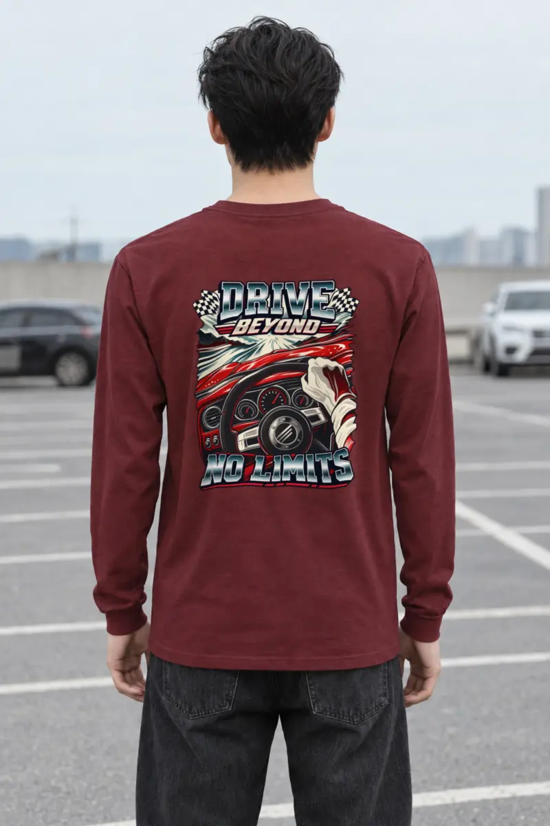 "Drive Beyond No Limits" Unisex Longsleeve T-shirt