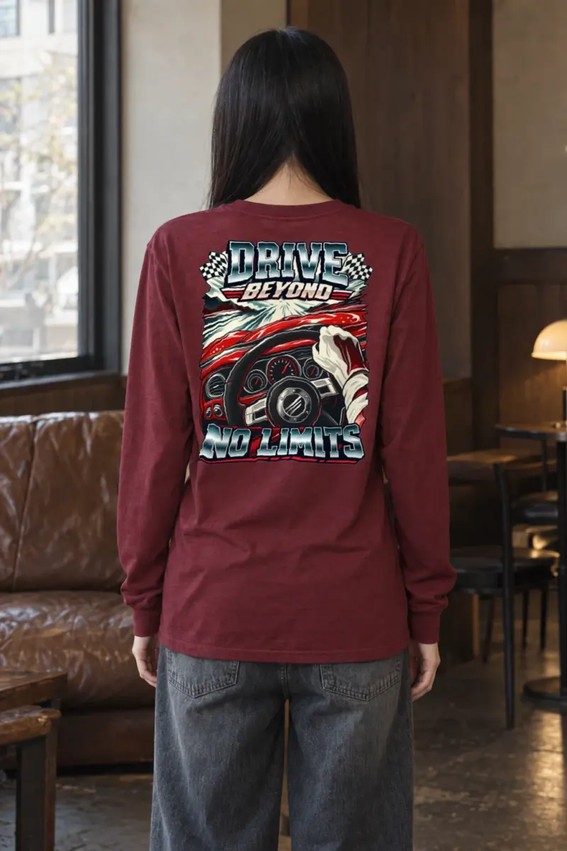 "Drive Beyond No Limits" Unisex Longsleeve T-shirt | Gildan 2400