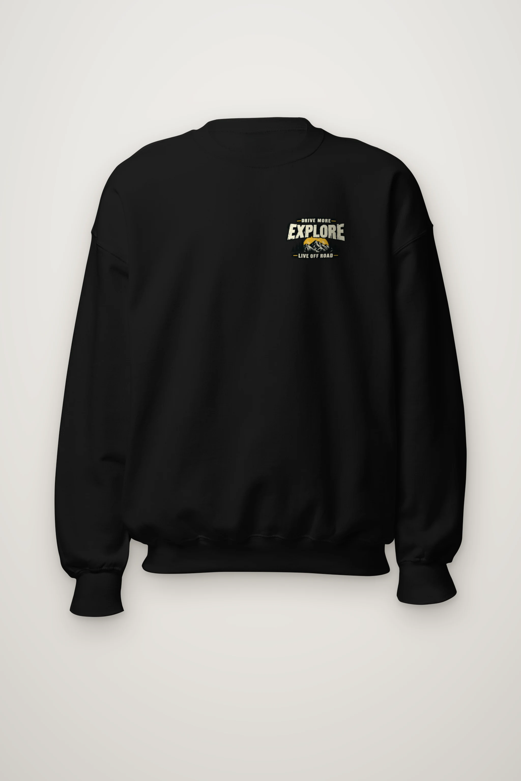 "Drive More Explore" Heavy Blend Unisex Crewneck Sweatshirt