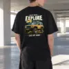 "Drive More Explore" Heavyweight Unisex Crewneck T-shirt | Gildan 5000