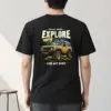 "Drive More Explore" Heavyweight Unisex Crewneck T-shirt